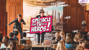 Un spectacle dont TU es le héros : des histoires interactives pour réfléchir, rire et grandir !