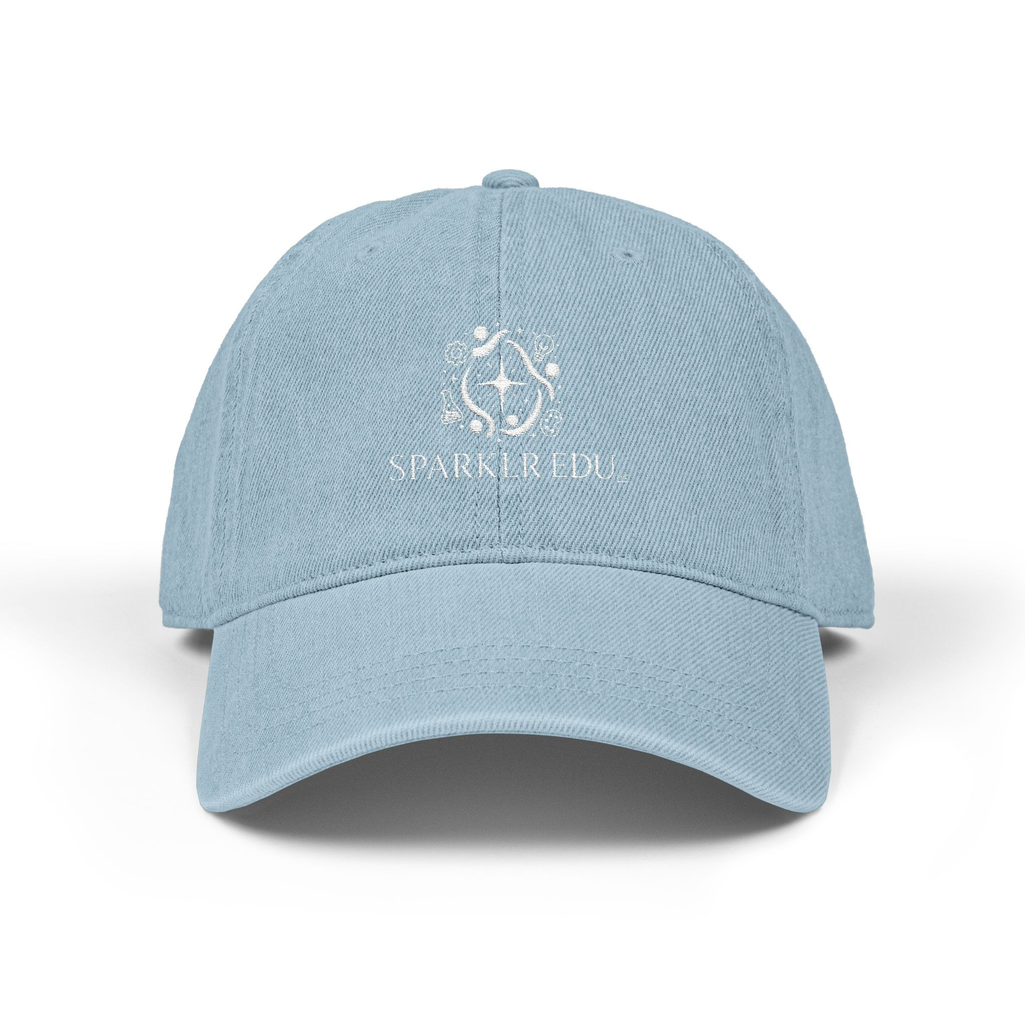 Embroidered Denim Cap — Sparkler & Co. Nautical Logo Hat