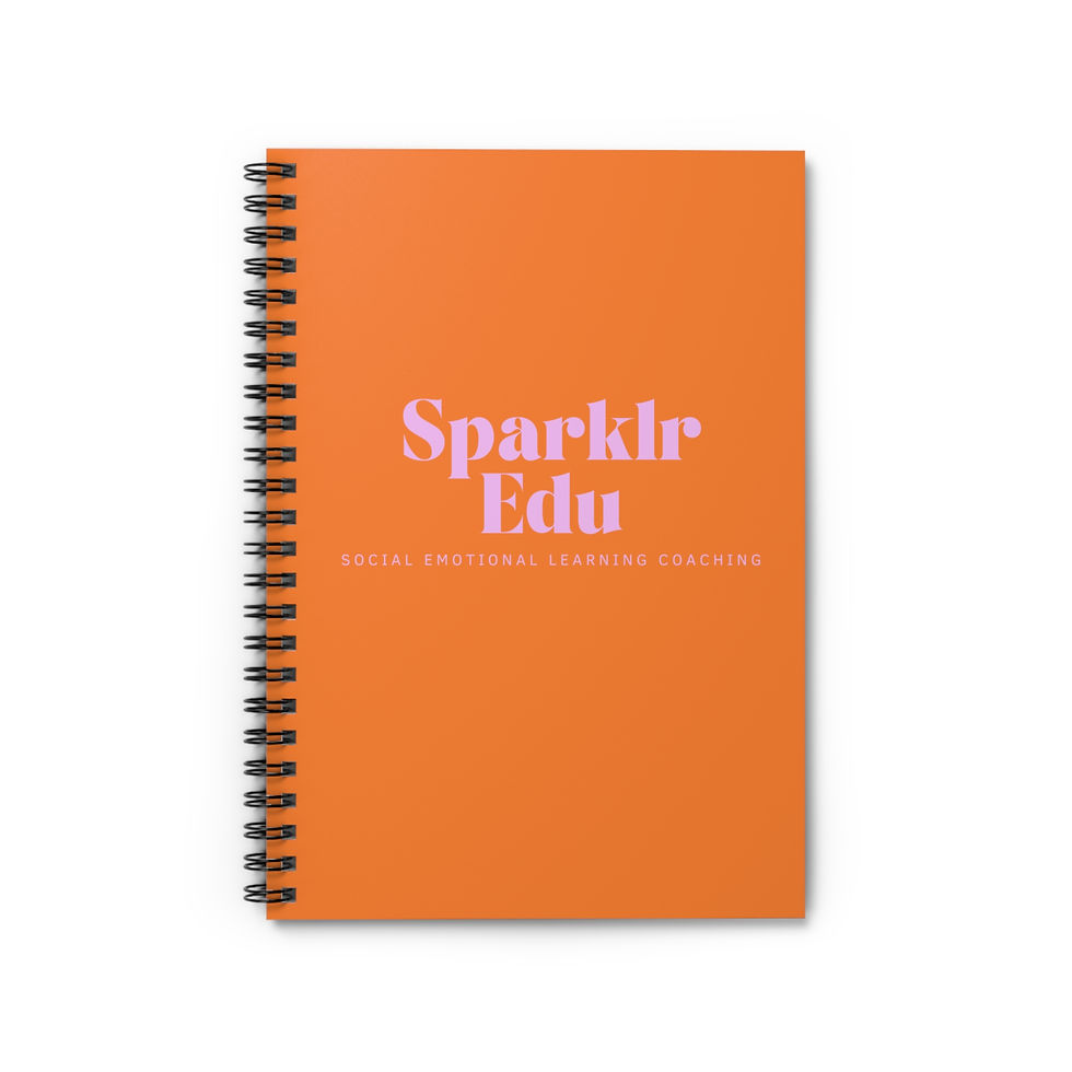 Sparklr Edu Spiral Notebook - Social Emotional Learning, Ruled Lines