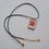 Miniature : Collier fantaisie fleur rouge