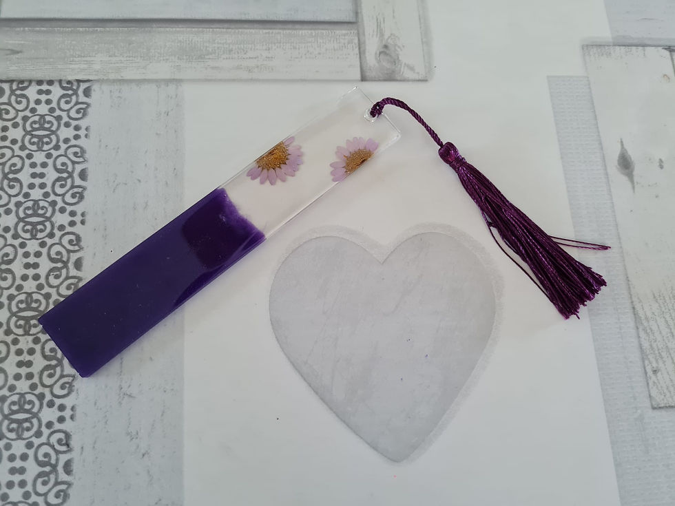 Marque-page mauve