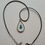 Miniature : Collier fantaisie pousse bleue
