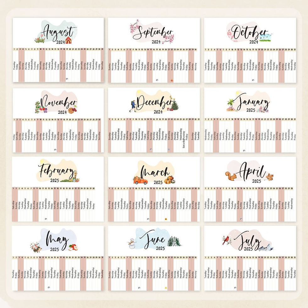 Linear Montessori Calendar School Year - SH - 2024-2025 | My Mega Bundles linear-montessori-calendar-school-year-sh-2024-2025-my-mega-bundles