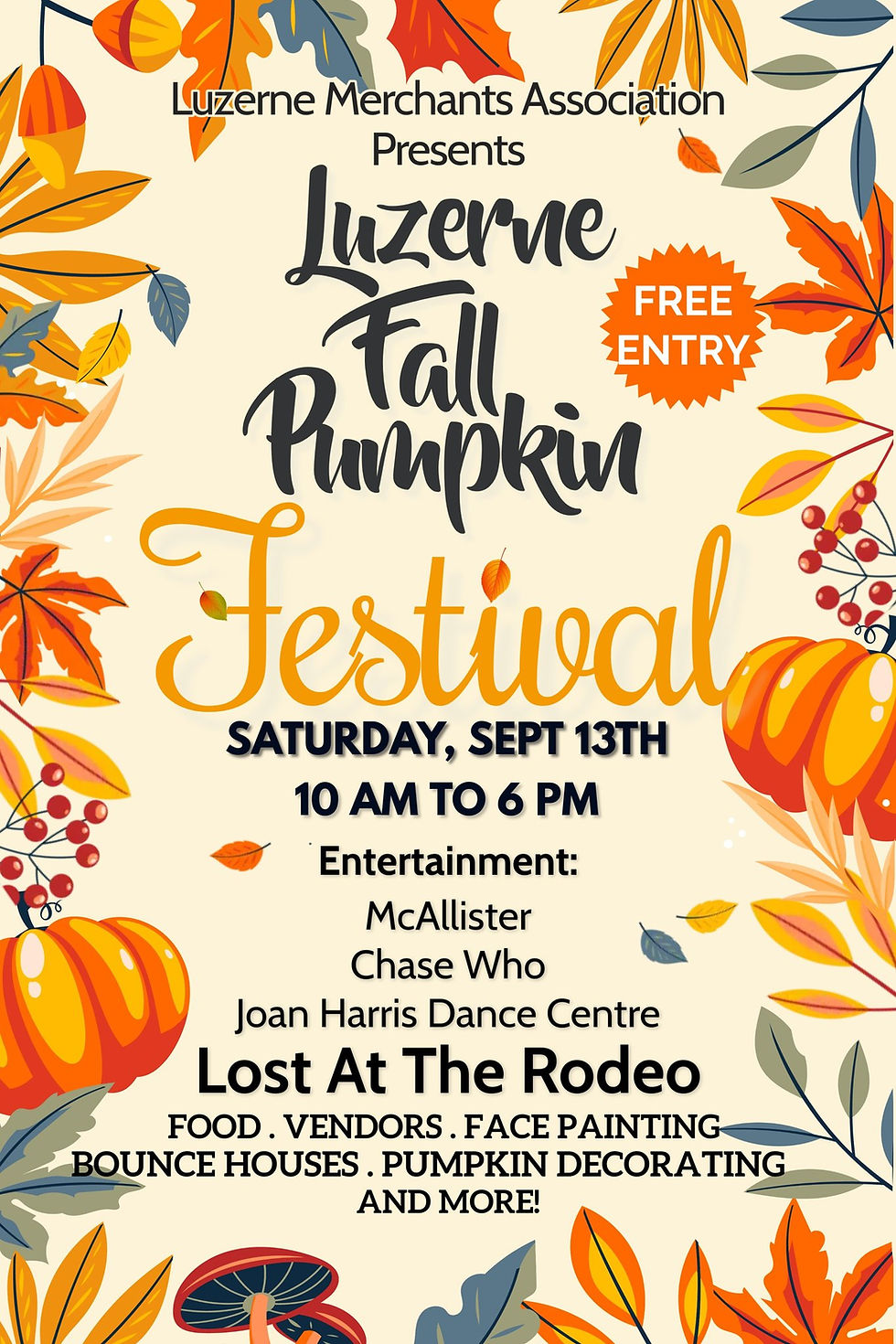 Luzurne Pumpkin Festival 