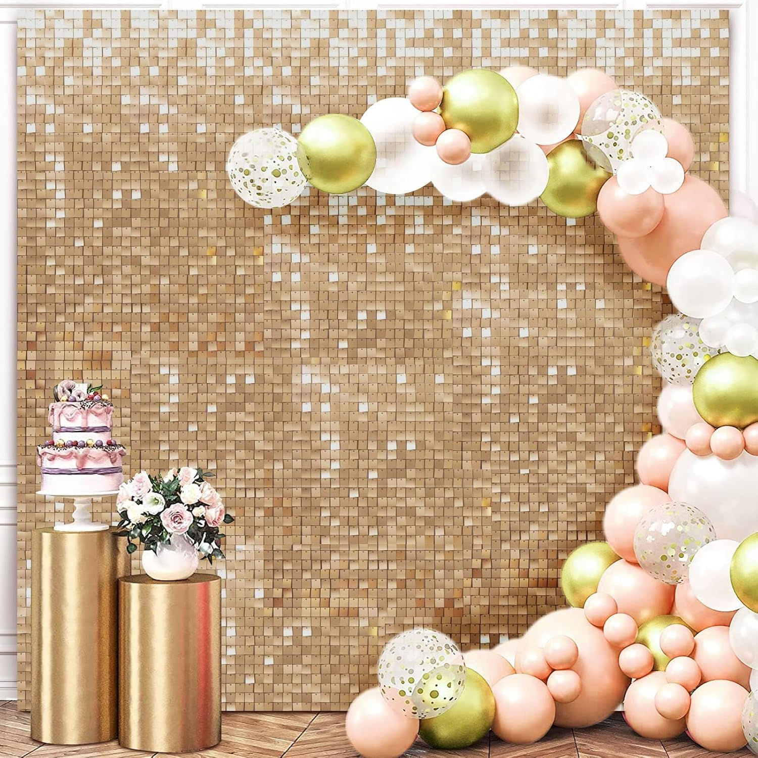 Pro-Grade Gold Shimmer Wall System (24-Panel Mega Pack)