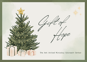 Gift of hope acknowledgement card