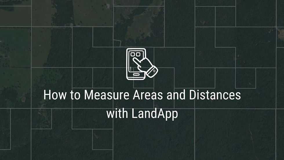 How to Measure Areas and Distances with LandApp