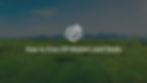 Aerial photograph of land parcels with text overlay "How to Find Off-Market Land Deals"