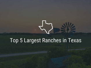 Top 5 Largest Ranches in Texas