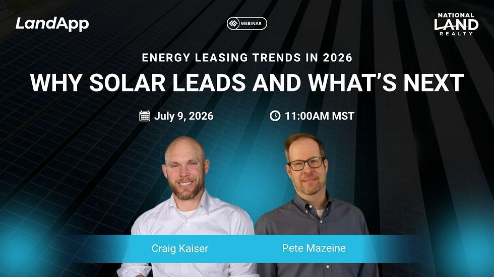 Solar Leasing Trends Webinar Announcement Graphic July 2026