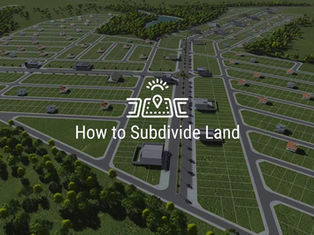 How to Subdivide Land