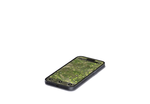 GIF showing the new LandApp on a mobile device