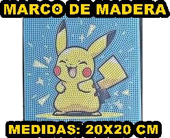 Cuadro Diamond Painting Pikachu