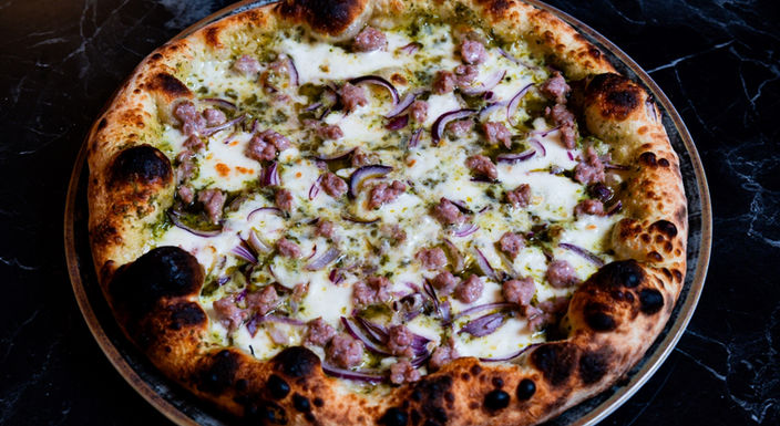 pizza bianca tonno e cipolla
