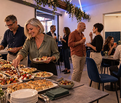 Buffet per feste private al KM5 Torino
