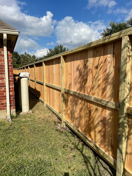 New privacy fence installation in Jersey Village