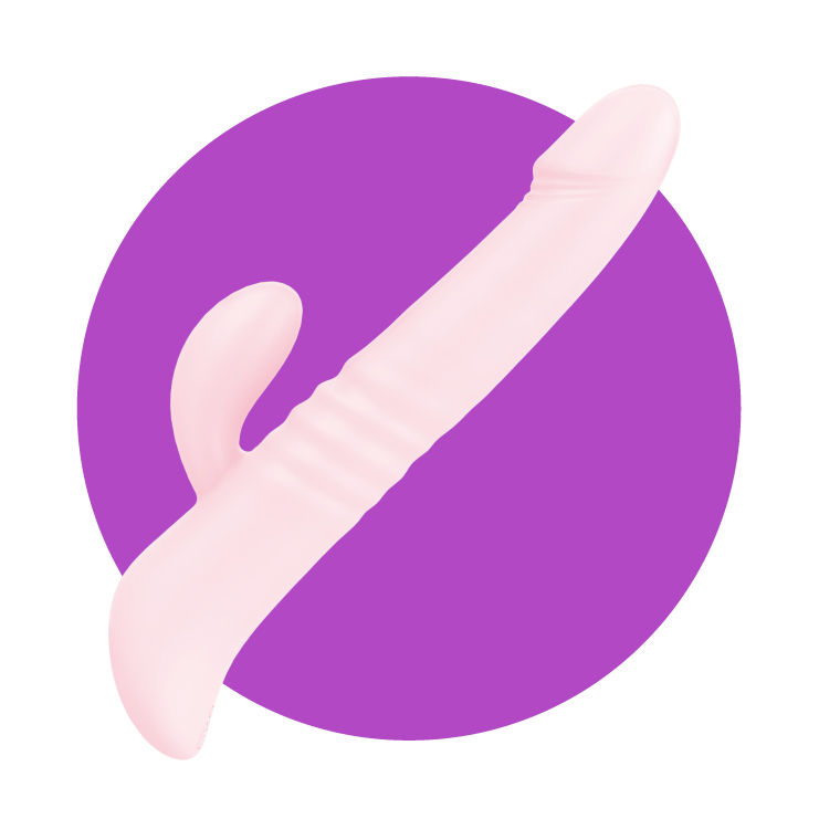 幸福温感42℃ スイングピストンバイブ Pink ? 商品ピックアップ画像