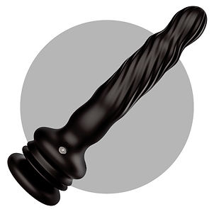 メス堕ちバックディルド7×7 ライズトルネード black 商品ピックアップ画像