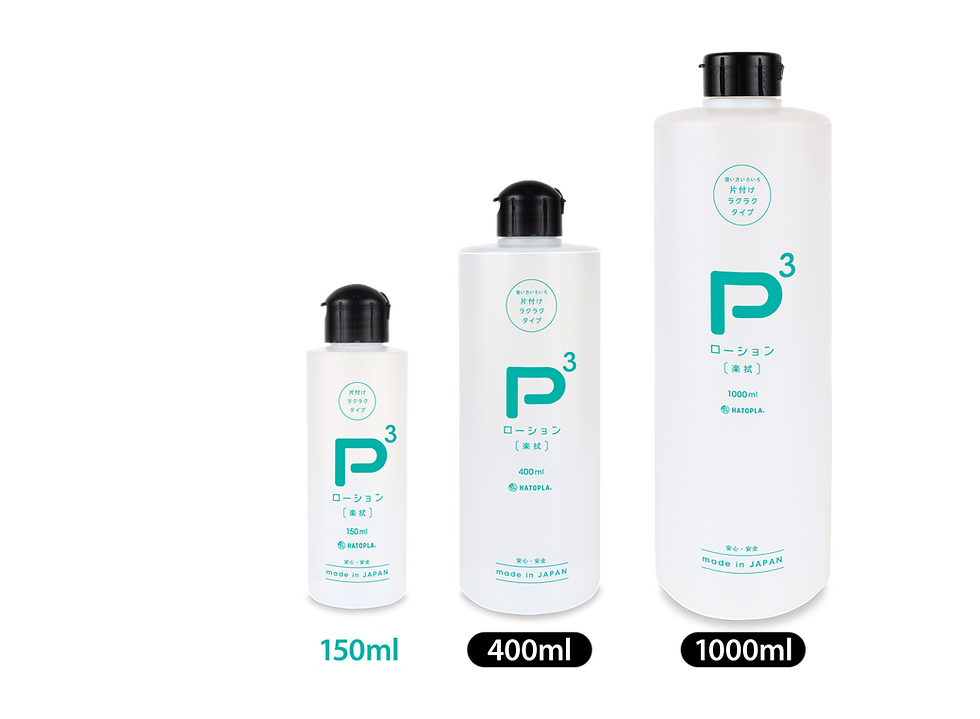 P3ローション -楽拭- 150ml 製品トップ説明画像