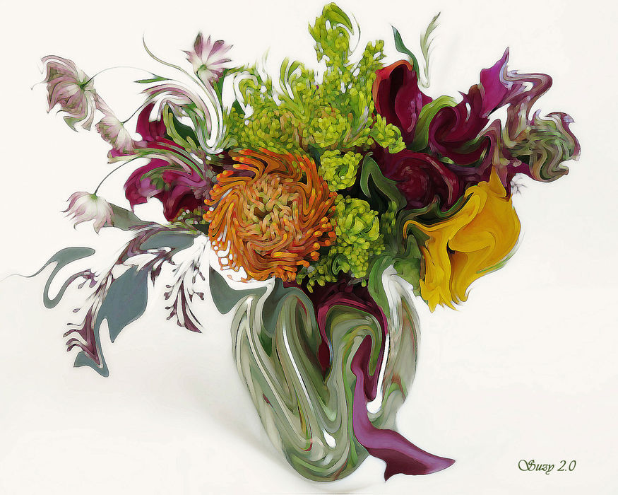 bouquet of fall flowers