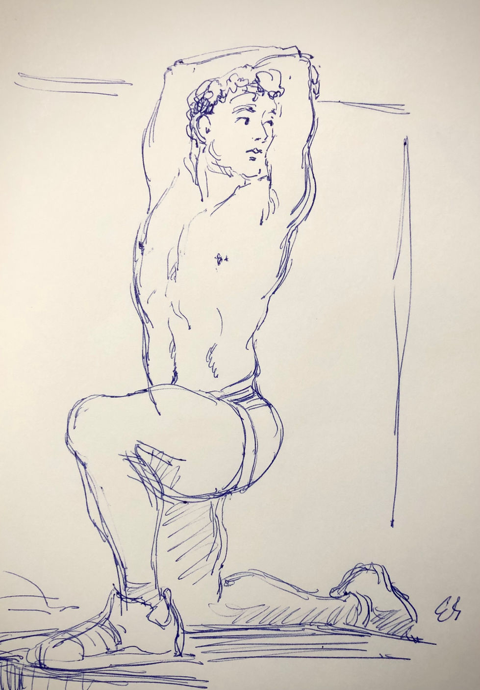 Christian (ballpoint pen on paper)