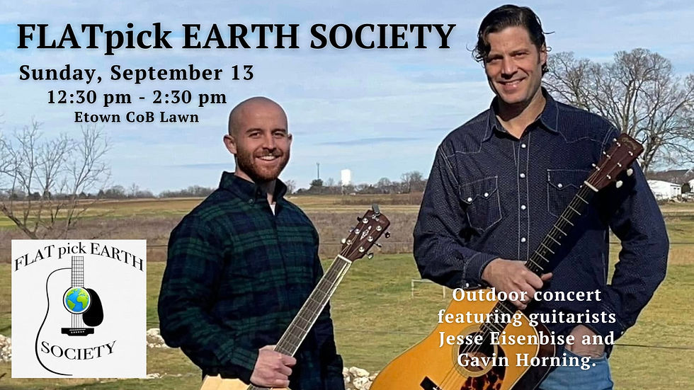 Bluegrass Lawn Concert: FLATpick EARTH SOCIETY