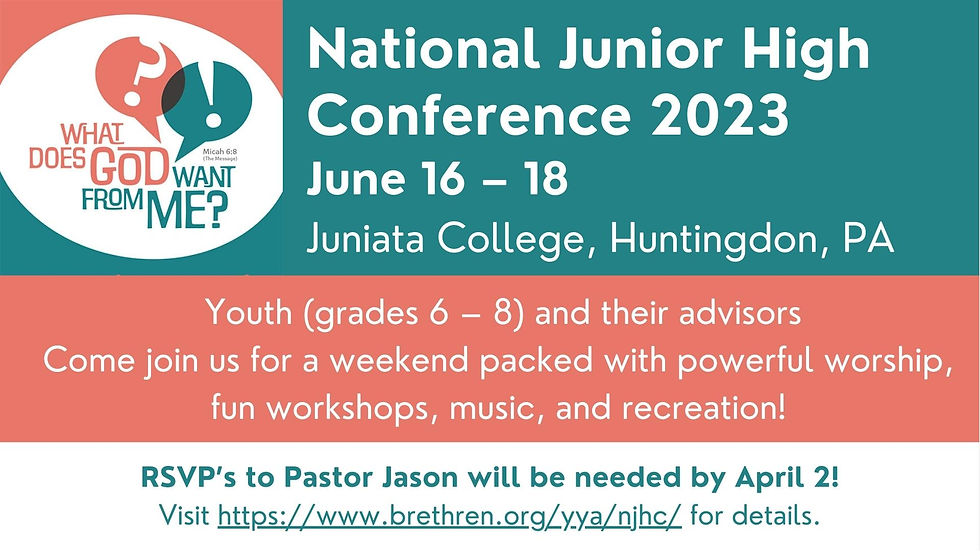 National Junior High Conference
