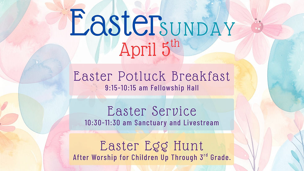 Easter Sunday Events