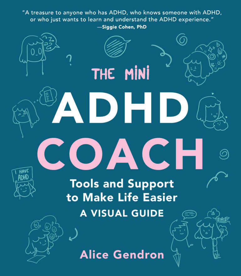 Cover of the book, "The Mini ADHD Coach"