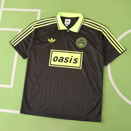 Camisa Oasis x Adidas 25 Black/Green | Sette Sports