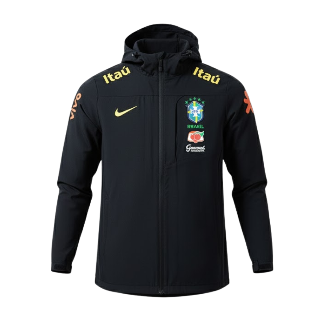 Jaqueta Windproof Brasil Preto