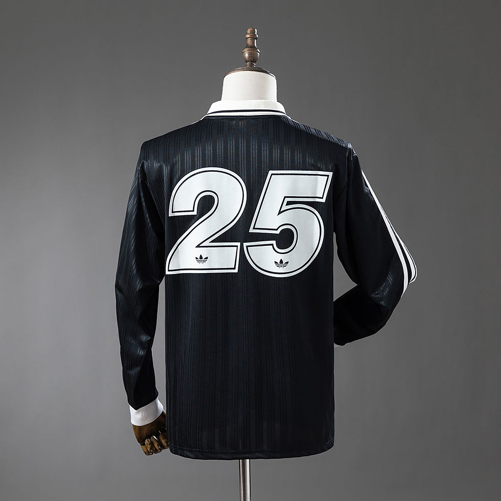 Miniatura: Camisa Oasis x Adidas 25 Black/White - Manga Longa