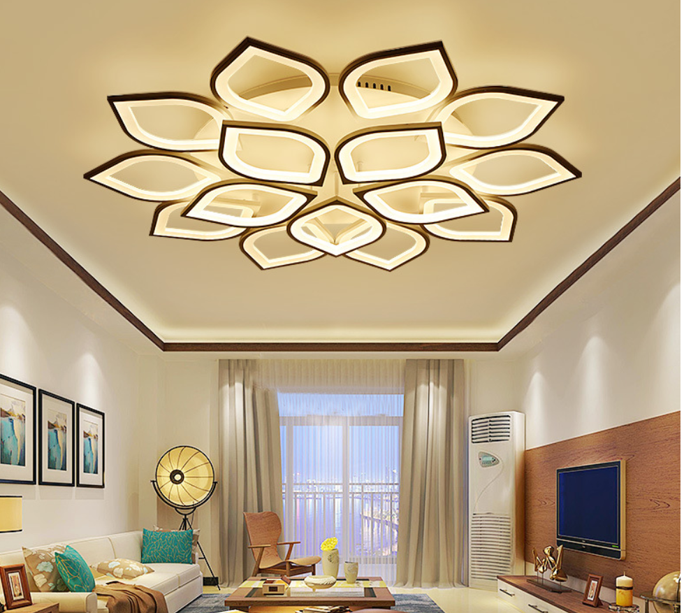 Thumbnail: LED Acrylic Lotus Design Ceiling Light