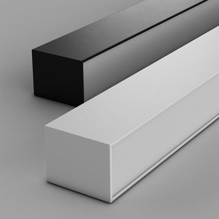 Thumbnail: LED Simple Linear Black & White Modern Ceiling Light