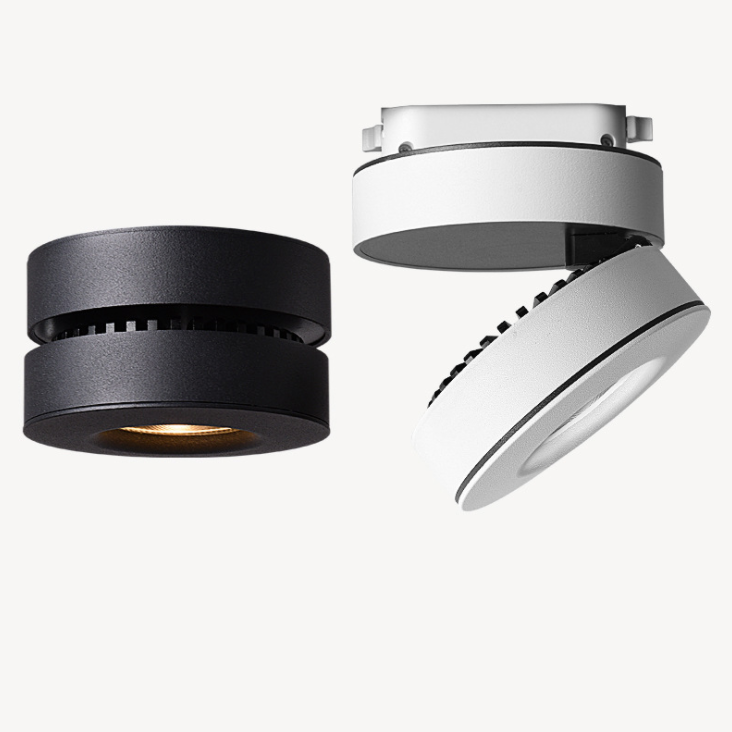 LED Button Design Ultra-light Ceiling Spotlight