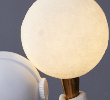 Thumbnail: LED Resin Astronaut Creative Table Lamp