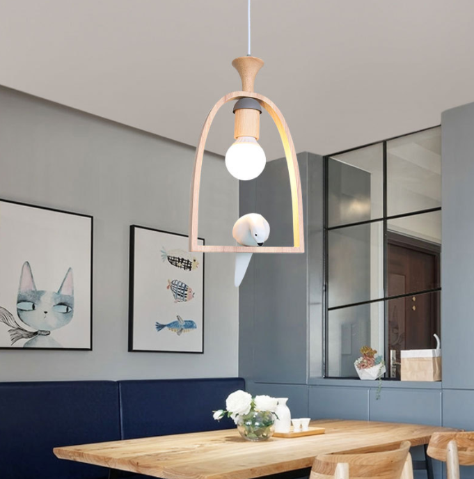 LED Garden & Bird Creatvie Pendant Light