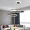 Thumbnail: LED Ring Metal Pendant Light