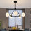 Thumbnail: LED Retro Middle Ages Metal Glass Pendant Light