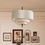 Thumbnail: LED Curvy Vintage Cloth Pendant Light