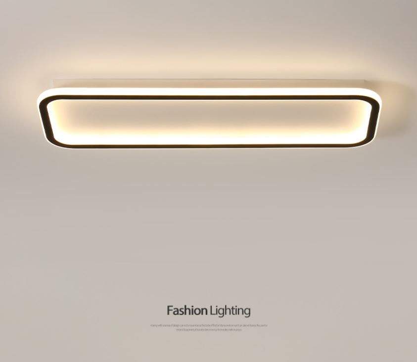 Thumbnail: LED Simple Modern Ceiling Light Black+White 2