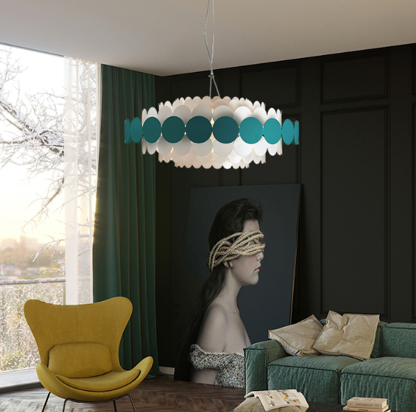 Thumbnail: LED Petal Metal Chandelier Pendant