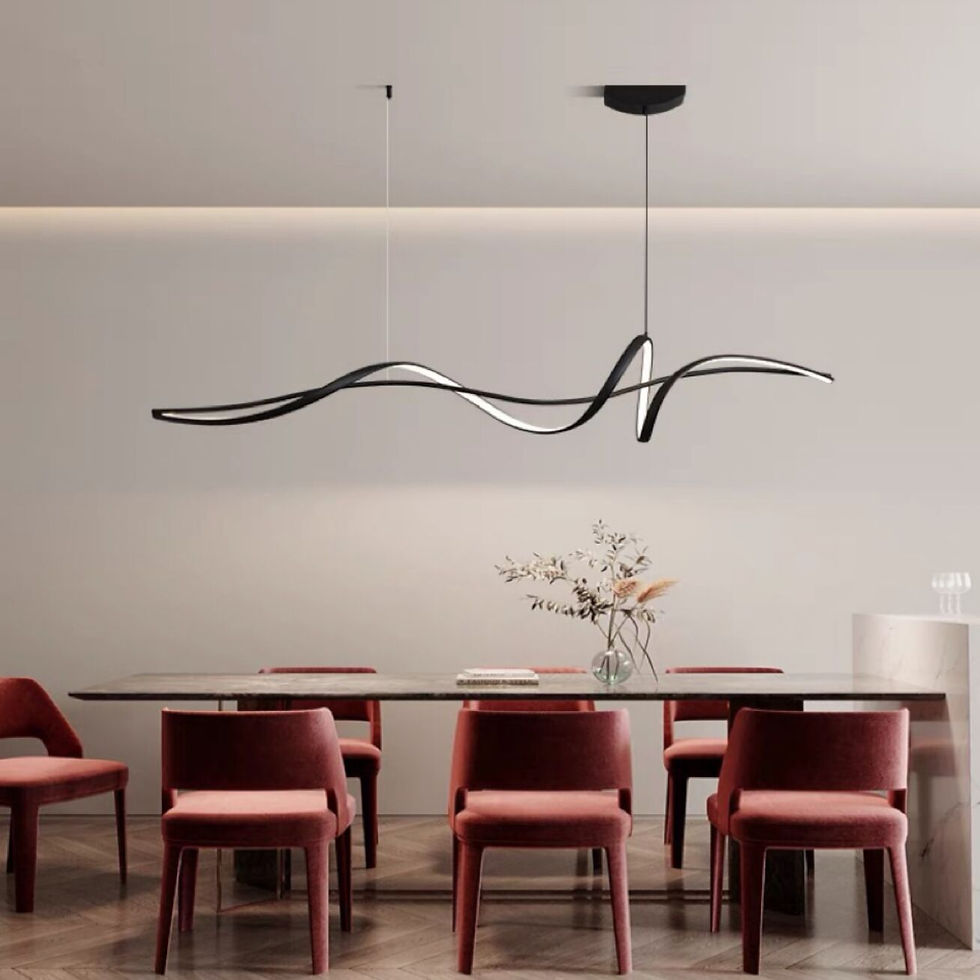 Thumbnail: LED Simple Curvy Modern Pendant Light