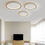 Thumbnail: LED Simple Modern Ceiling Light Black+White