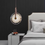Thumbnail: LED Clock Design Leather Pendant Light