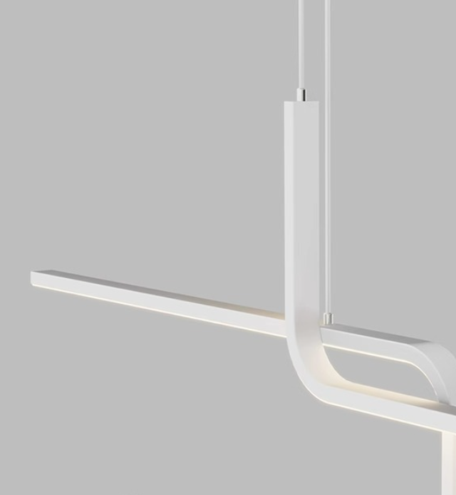 Thumbnail: LED Minimalism Black White Pendant Light