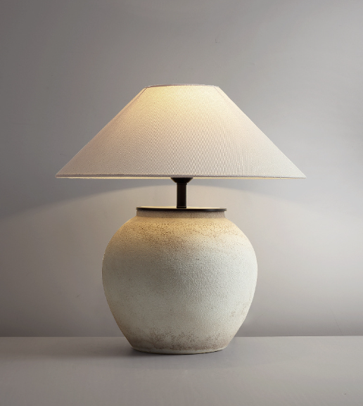 Thumbnail: LED Handmade Ceramic Cloth Table Lamp