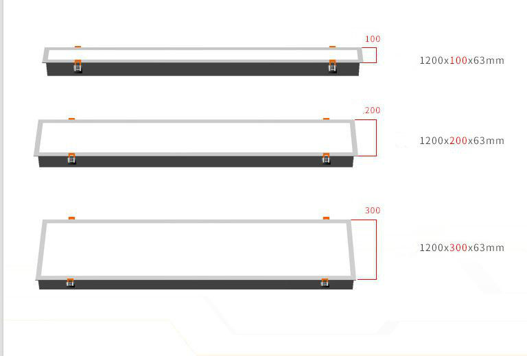 Thumbnail: LED Rectangle Recessed Panel