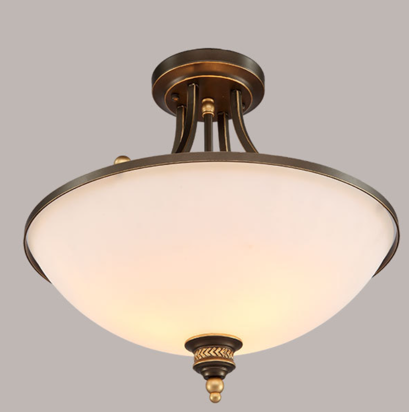 Thumbnail: LED Black Retro American Design Ceiling Light