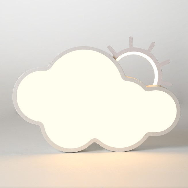 Thumbnail: LED Cloud Sun Children Ceiling Light